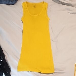 Yellow Sleeveless Top